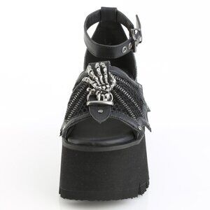 Gothic Bat Wing Skelton Platform Sandals